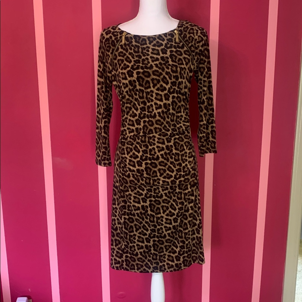 Michael Kors Leopard Print Dress